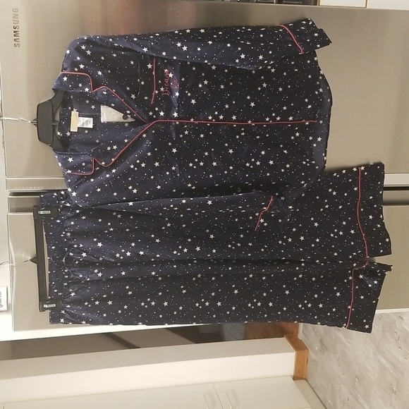 💕L*SPACE💕 Luna Pajama Set ~ Starry Night Star Print Medium M NWT - Picture 8 of 16